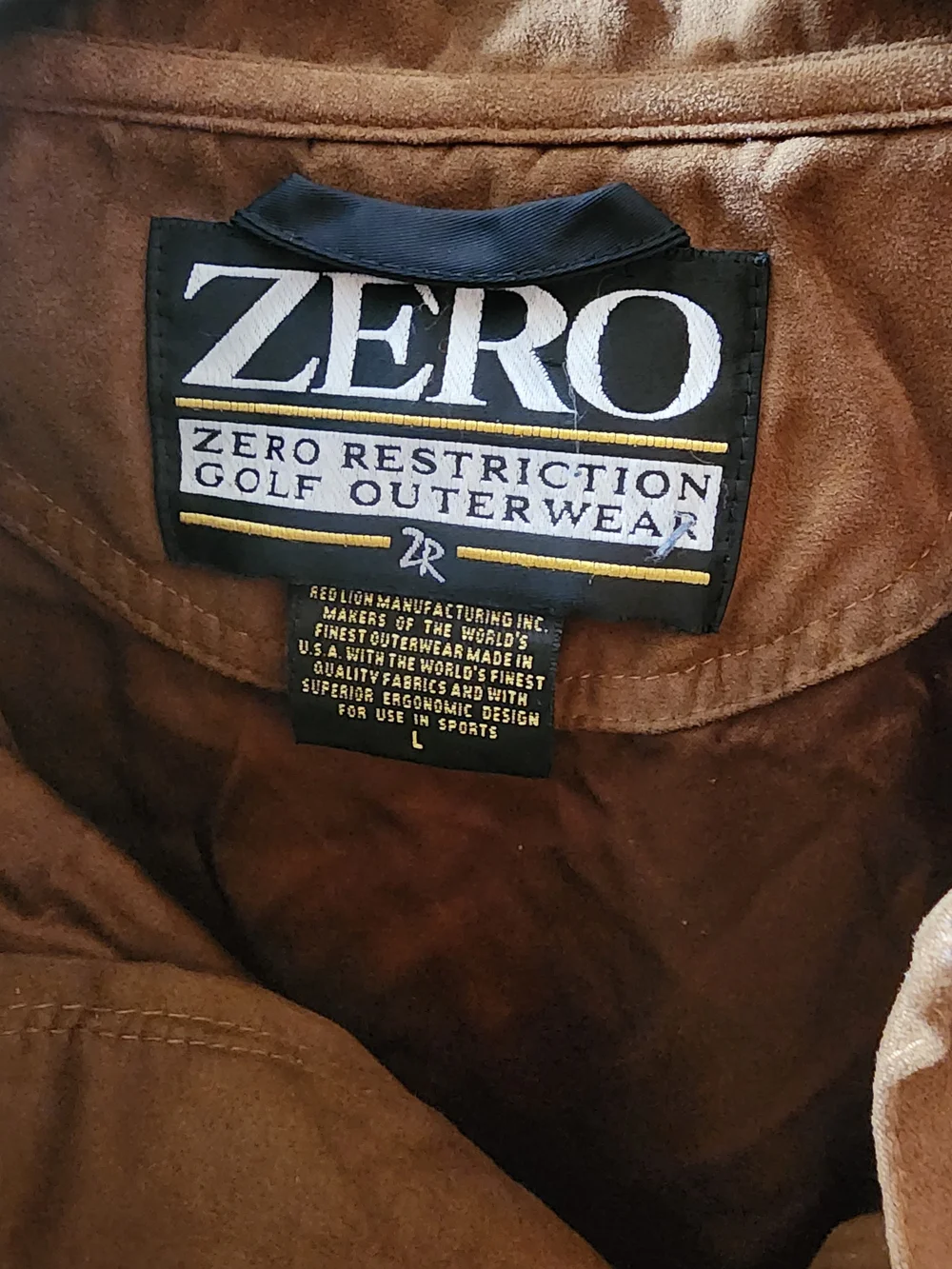 VTG Zero Restriction Tour Series Golf Pullover Jacket Men’s L